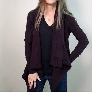 ATHLETA Tiburon Wrap Open Front Cardigan Sweater size XXS